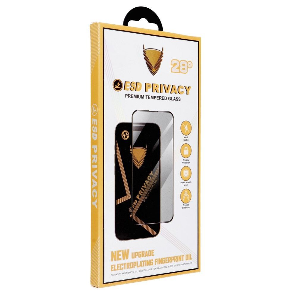 Защитное стекло OG  OG 6D Premium Privacy Glass - for Iphone 17 Pro black