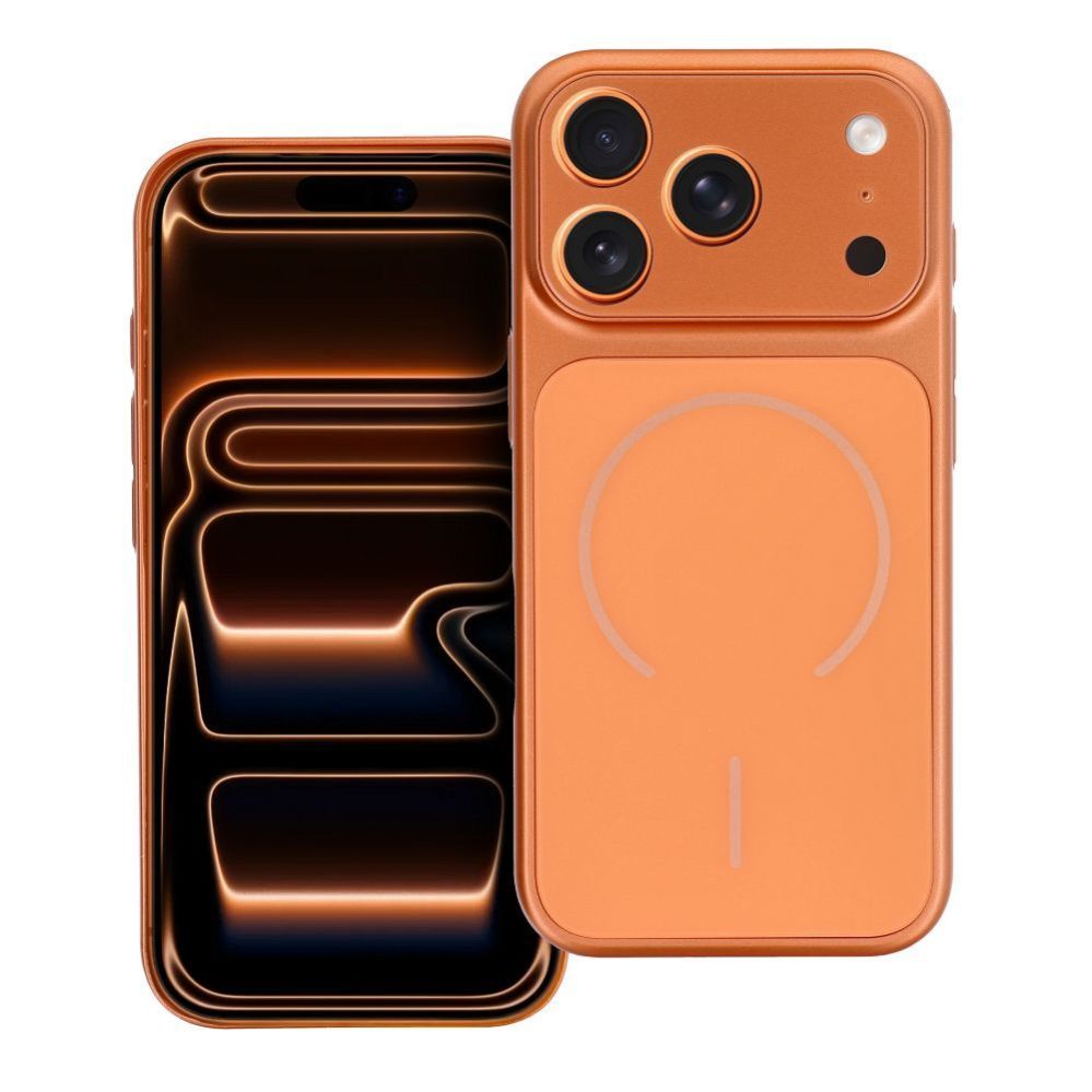 Чехол на заднюю панель OEM - Case for iPhone 17 AIR Make 17 compatible with MagSafe orange