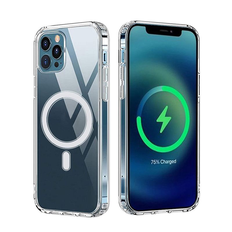 Back panel cover iLike - Anti Shock 1,5 mm Mag case for Samsung Galaxy A17 4G / A17 5G transparent big hole