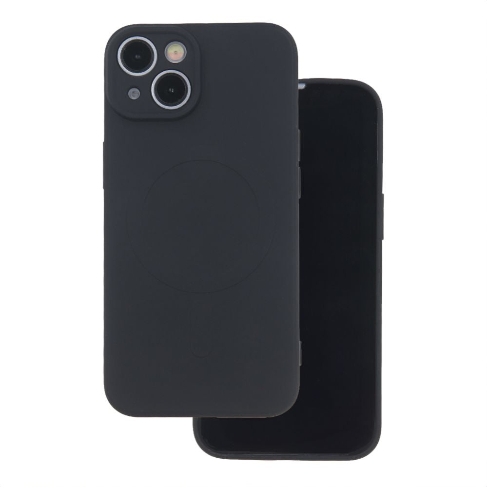 Back panel cover iLike - Simple Color Mag case for Samsung Galaxy A37 5G black