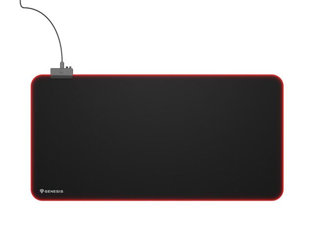 Arvutihiir Genesis  Mouse Pad | Boron 500 XXL RGB | Mouse pad | 400 x 800 x 4 mm | Black