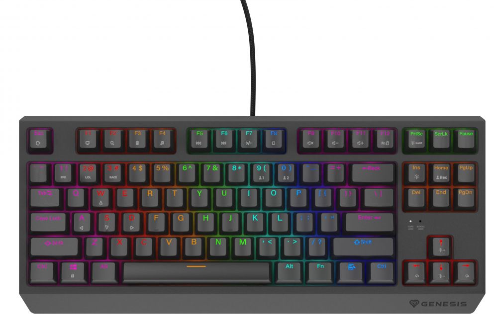 Arvuti klaviatuur Genesis  THOR 230 | Mechanical Gaming Keyboard | Wired | US | Black | USB Type-A | Outemu Red