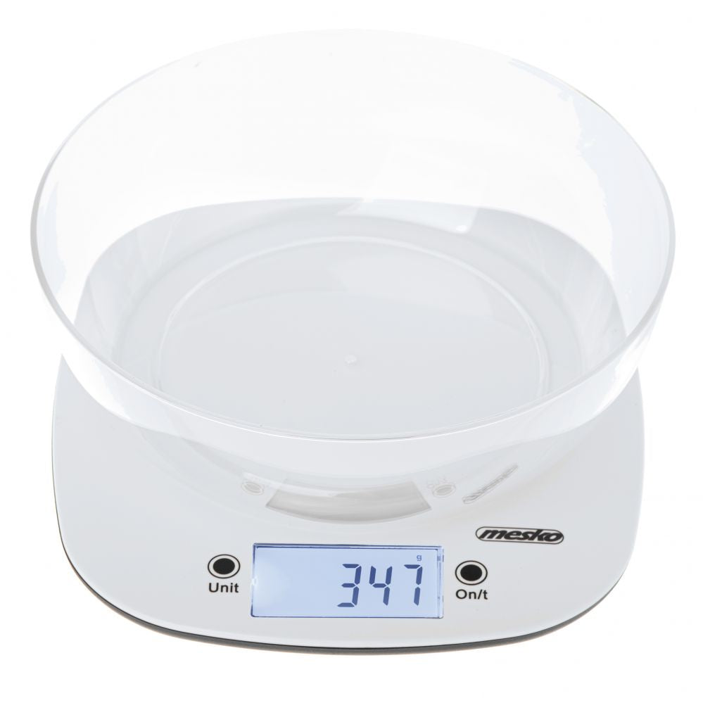 Köögikaalud Adler  Kitchen Scale with a bowl | MS 3179w | Graduation 1 g | Display type LCD | White