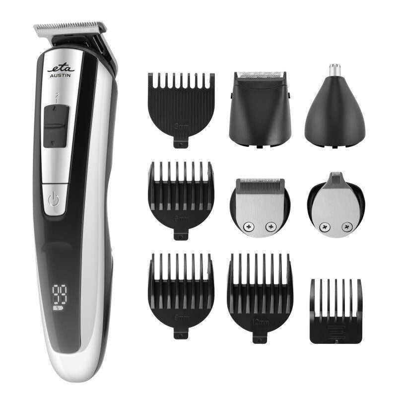 Триммер для волос ETA  5in1 Multi-purpose Trimmer | 834590000 AUSTIN | Cordless | Number of length steps 4 | Black