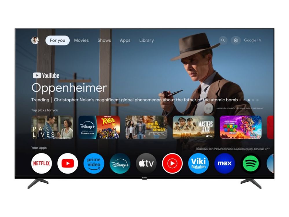 Телевизор Sharp  70GL4260E | 70" | Smart TV | Google TV | 4K Ultra HD