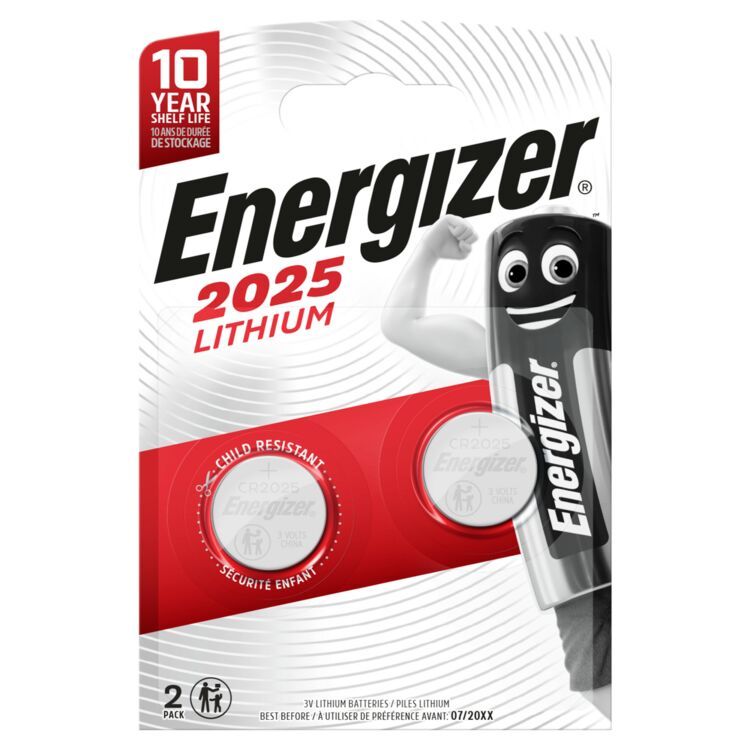 Muu arvutitarvik Energizer  CR2025 BL2 | Lithium | 2 pc(s)