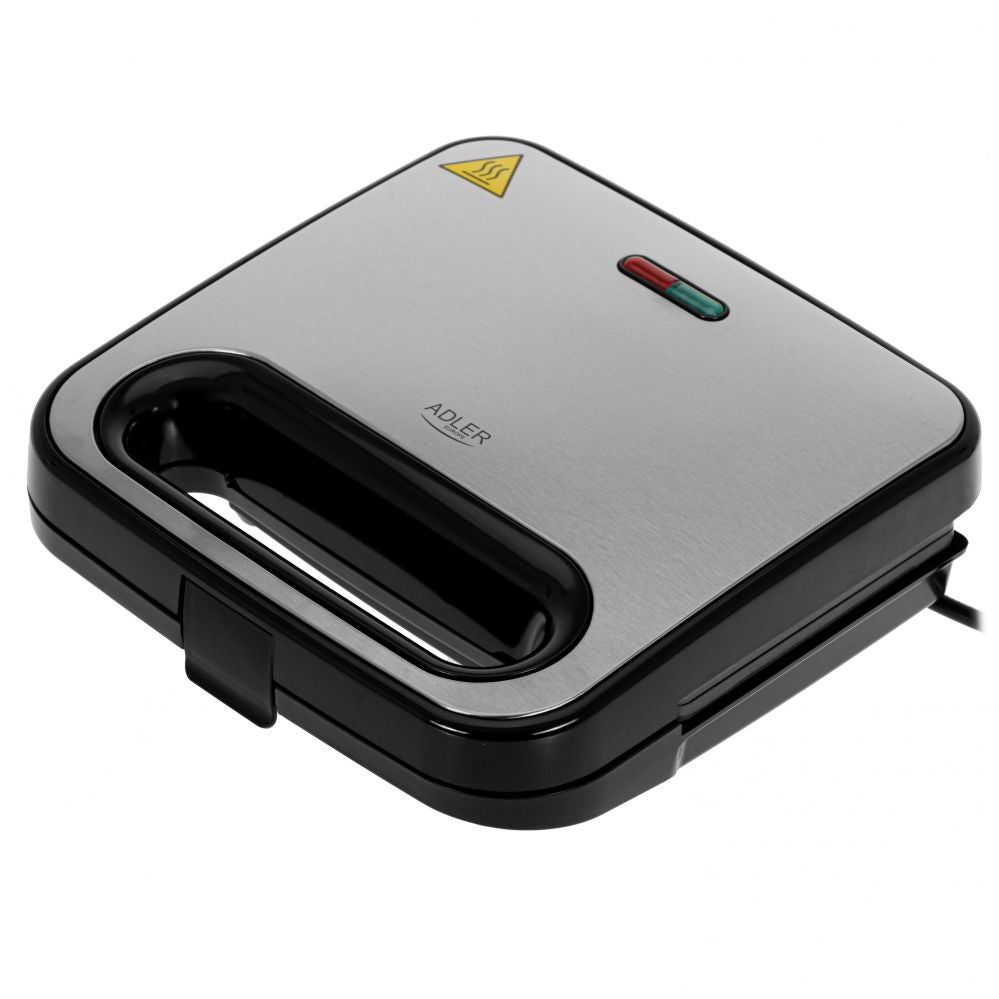 Röster Adler  Sandwich Maker | AD 3076 | 1000 W | Number of plates 1 | Black/Silver