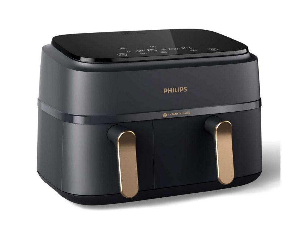 Настольный гриль Philips  Airfryer | NA352/00 | Power 2750 W | Capacity 9 L | Rapid Air technology | Charcoal Grey/Copper