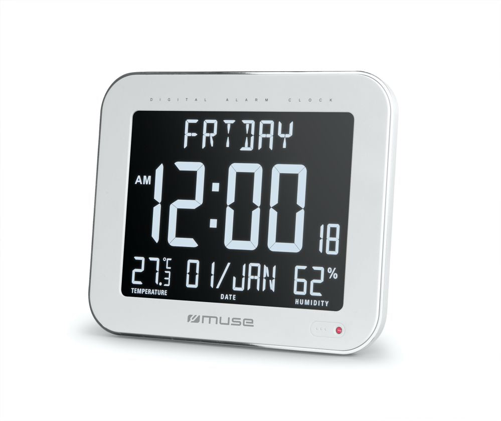 Интерактивное решение Muse  | Wall Clock with Alarm Function | M-090 WMC | White