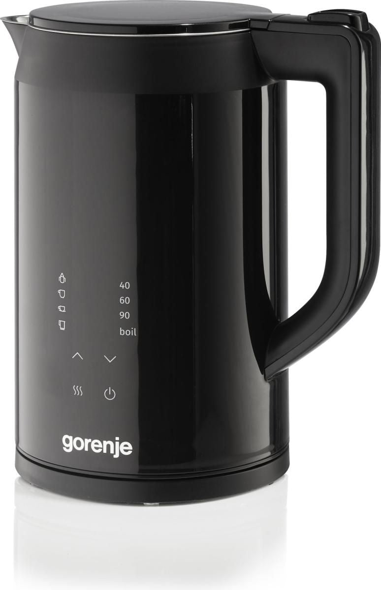Чайник GORENJE  Kettle | K17DWDII | Electric | 2200 W | 1.7 L | Stainless Steel | 360° rotational base | Black