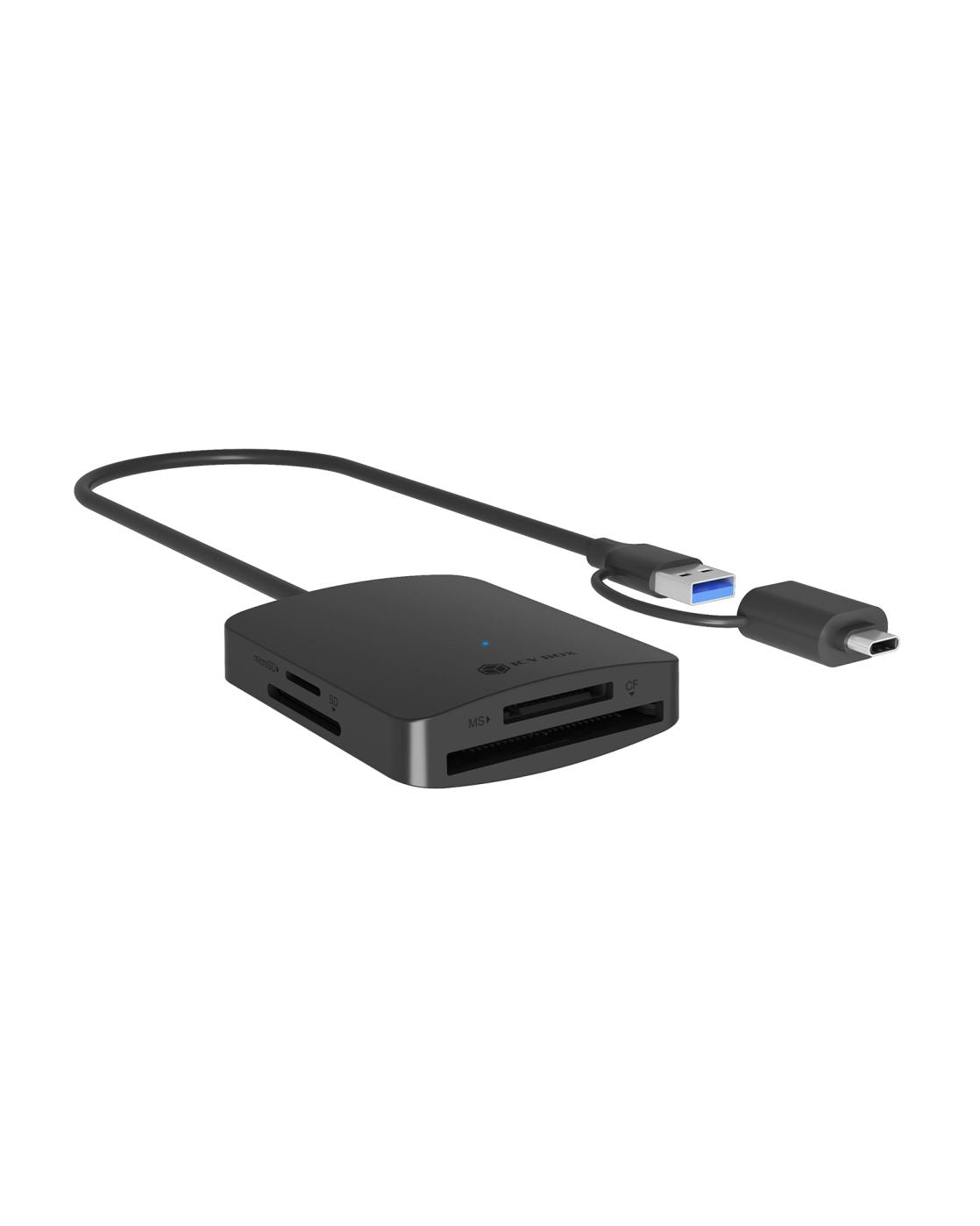 Converter Raidsonic  4-in-1 Card Reader with USB 3.2 Gen 1 Type-A + Type-C | IB-CR302-CU3
