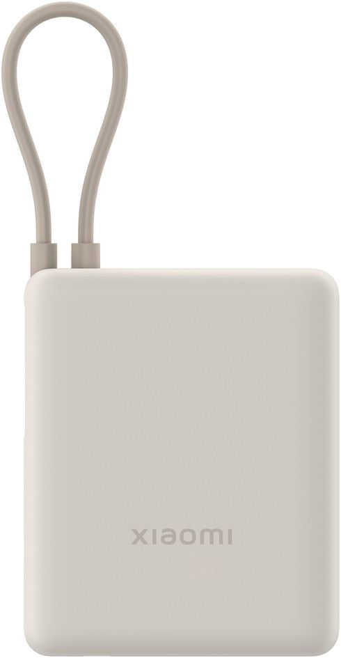 Внешний аккумулятор Xiaomi  33W Power Bank (Integrated Cable) | 10000 mAh | USB-C | Tan