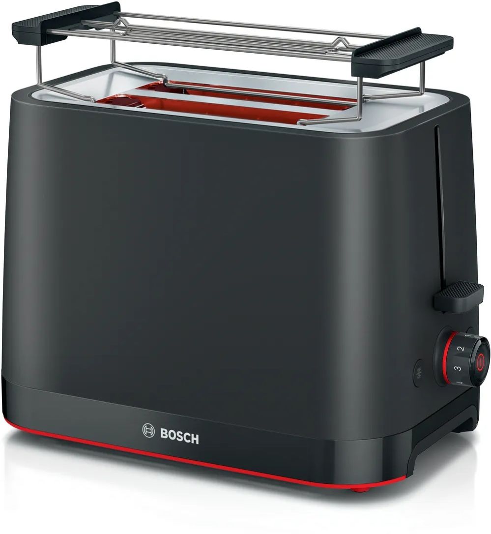 Toster Bosch  Compact Toaster | TAT3M123 MyMoment | Power 950 W | Number of slots 2 | Housing material Plastic | Black