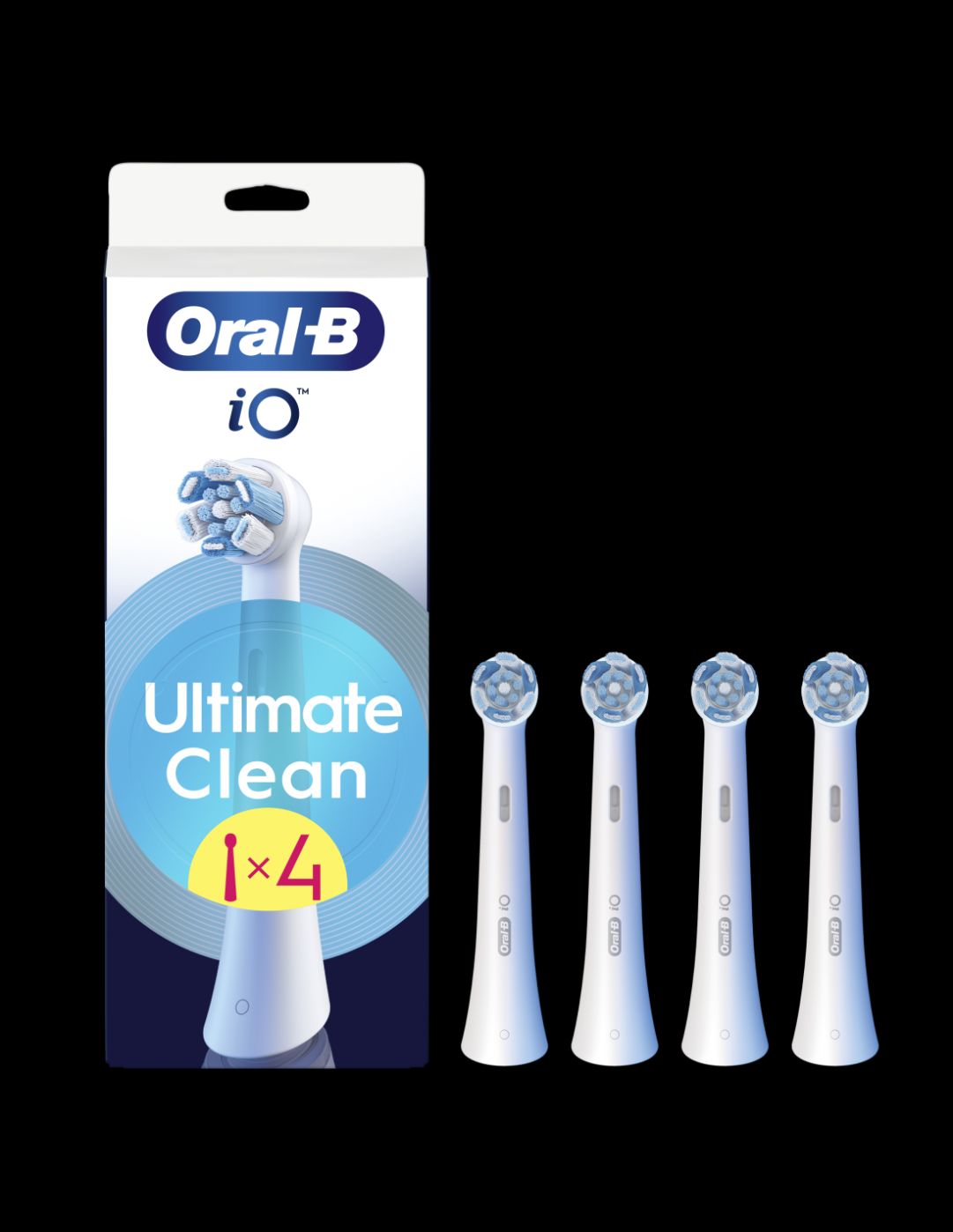 Hambahari Oral-B  Replaceable toothbrush heads | iO UltimateClean | Heads | For adults | Number of brush heads included 4 | White