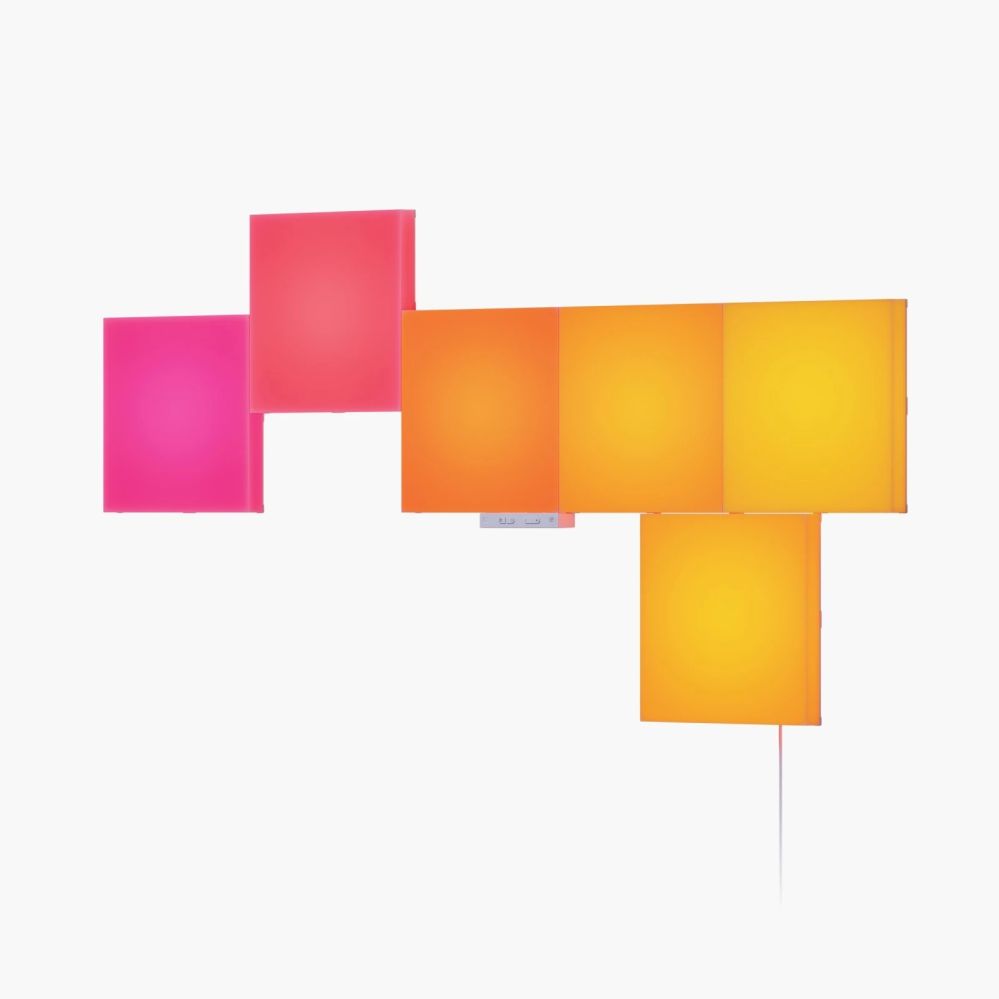 Valgustid Nanoleaf  Blocks Big Squares Starter Kit (6 Panels)|16M+ colours