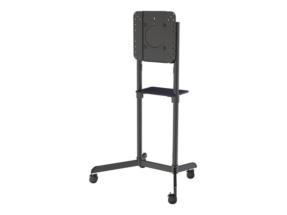 Teleri kinnitus NEOMOUNTS  NS-M1250BLACK TV trolley - 37-70" - max 70 kg - VESA 200x200-600x400 - 90° rotatable - incl. hardware shelf - black