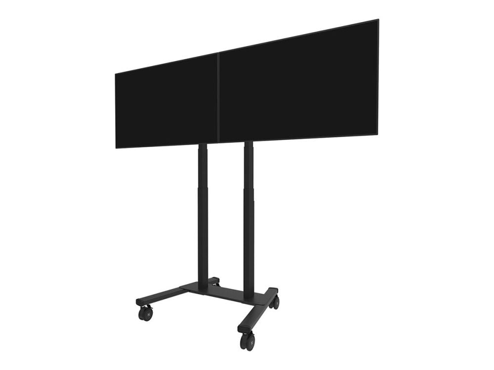 Teleri kinnitus NEOMOUNTS  MOVE ADM-875BL2 Screen adapter from 1 to 2 screens - 42-65" - max 40 kg/screen - VESA 100x100-800x400 - lockable (excl. lock) - su