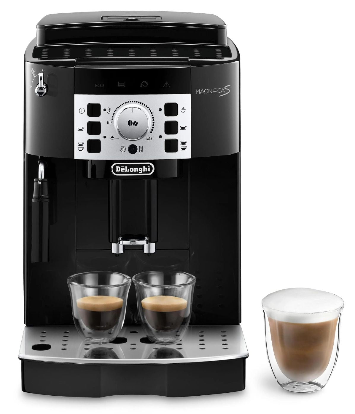 Muud väikesed kodumasinad DeLonghi  | Coffee Maker | ECAM22.115.B Magnifica S | Pump pressure 15 bar | Built-in milk frother | Automatic | 1450 W | Black