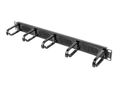 Muud kaubad Lanberg  19" cable management brush panel 5 rings type B 1U, black |