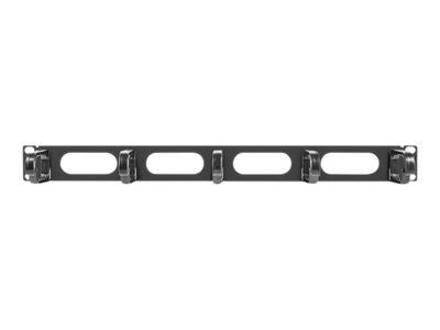 Other goods Lanberg  19" cable management panel 5 rings - type B 1U, black |