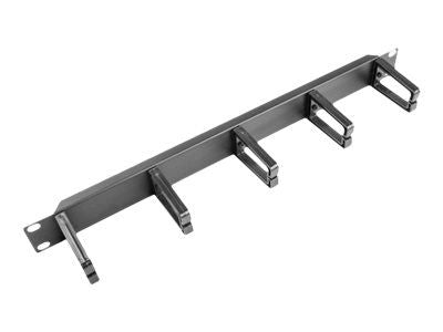 Muud kaubad Lanberg  19" cable management panel with 5 plastic holders 1U type B, black |