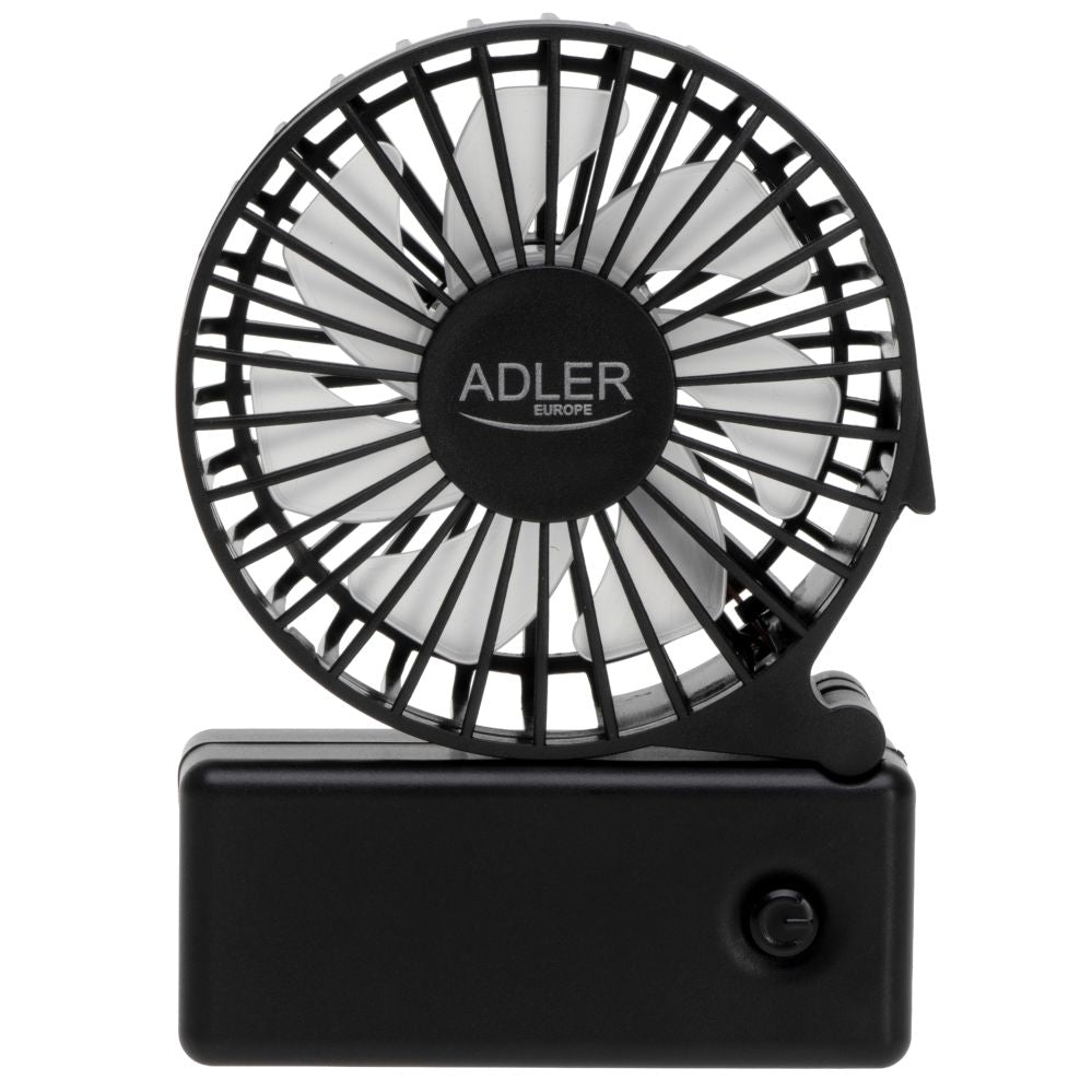 Ventilaator Adler  Foldable mini fan | AD 7336 | Desk fan | Black | Diameter 6.5 cm | Number of speeds 1