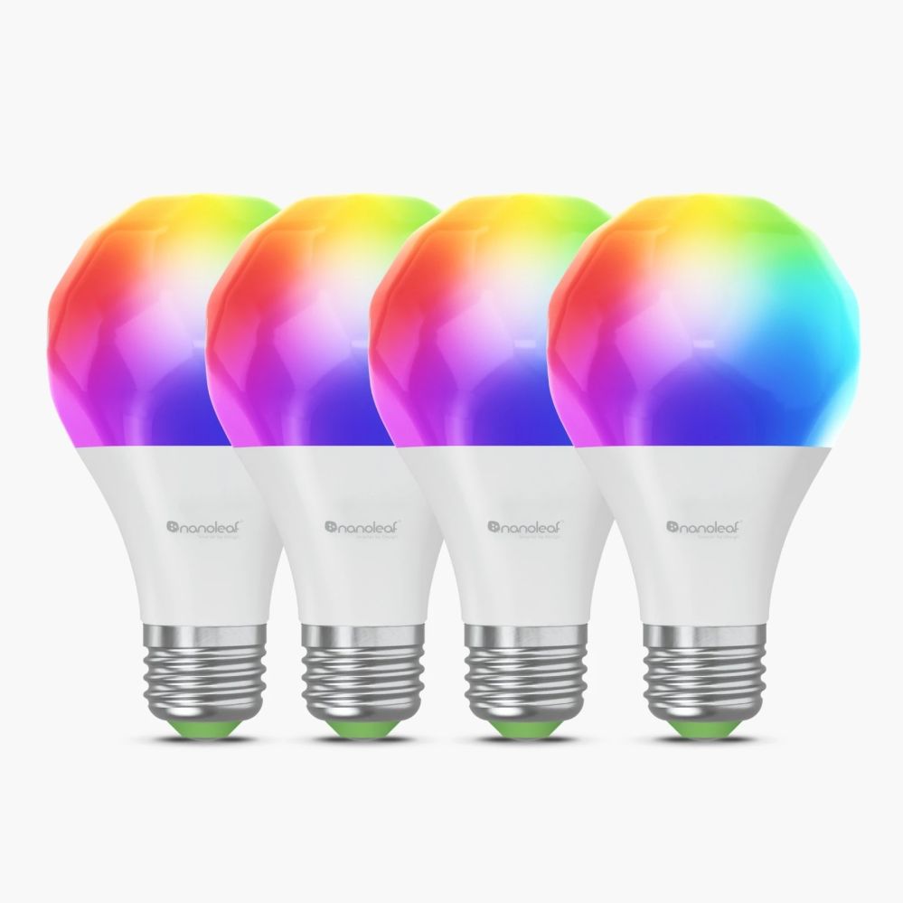 LED bulb Nanoleaf  Essentials Smart A60 Bulb E27 Matter WiFi 9W 900Lm RGBCW 2700-6500K, 4pcs pack |  Essentials Smart A60 Bulb Matter WiFi 900Lm 2700-6500K, 4pcs pack | E27 | 9 W | RGBCW