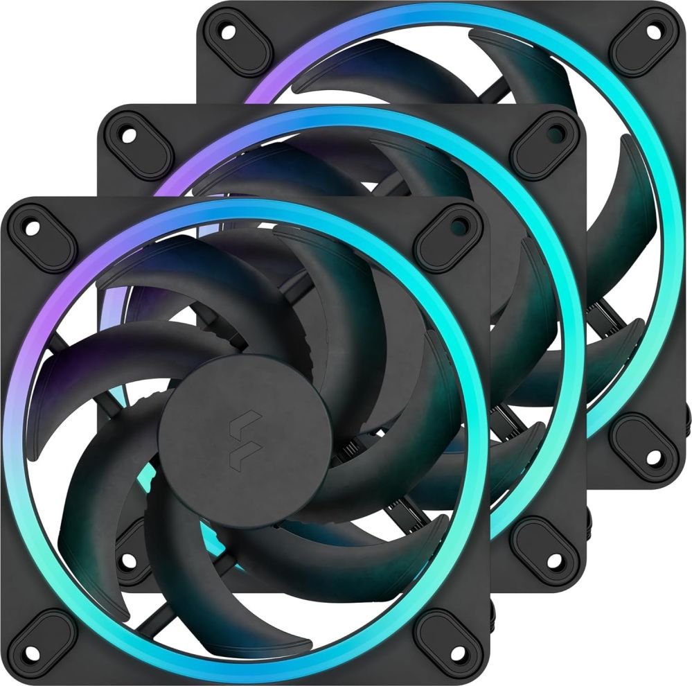 Jahutid Fractal Design  | Computer Fan, 3-pack | Momentum 12 RGB