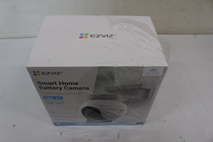 Веб камера EZVIZ  SALE OUT.  IP Camera CS-EB8 3MP/4mm/10400mAh/IR up to 15m/H.265/H.264/IP65/White |  IP Camera | CS-EB8 4G/LTE with battery | 34 month(s) | 3 MP | 4mm | IP65 | H.265 / H.264 | MicroSD, max. 512 GB | White DEMO