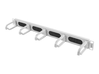 Muud kaubad Lanberg  19" Cable Management Brush Panel 5 Rings Type B 1U | AK-1203-S | Grey