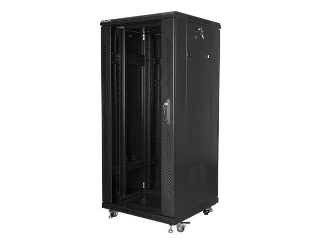 Другие товары Lanberg  | Rack cabinet 19" free-standing 27U/600x600 (flat pack) | FF01-6627-12B | Black