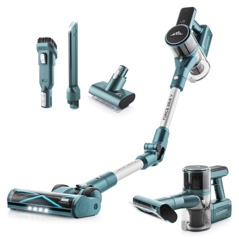 Vacuum cleaner ETA  Vacuum Cleaner | 423890000 Lunar | Cordless operating | Handstick | 400 W | 28.8 V | Operating time (max) 50 min | Blue/Green