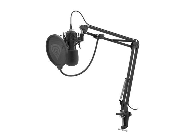 Kõrvaklapid Genesis  | Condenser Microphone | Radium 400 G2 | Black