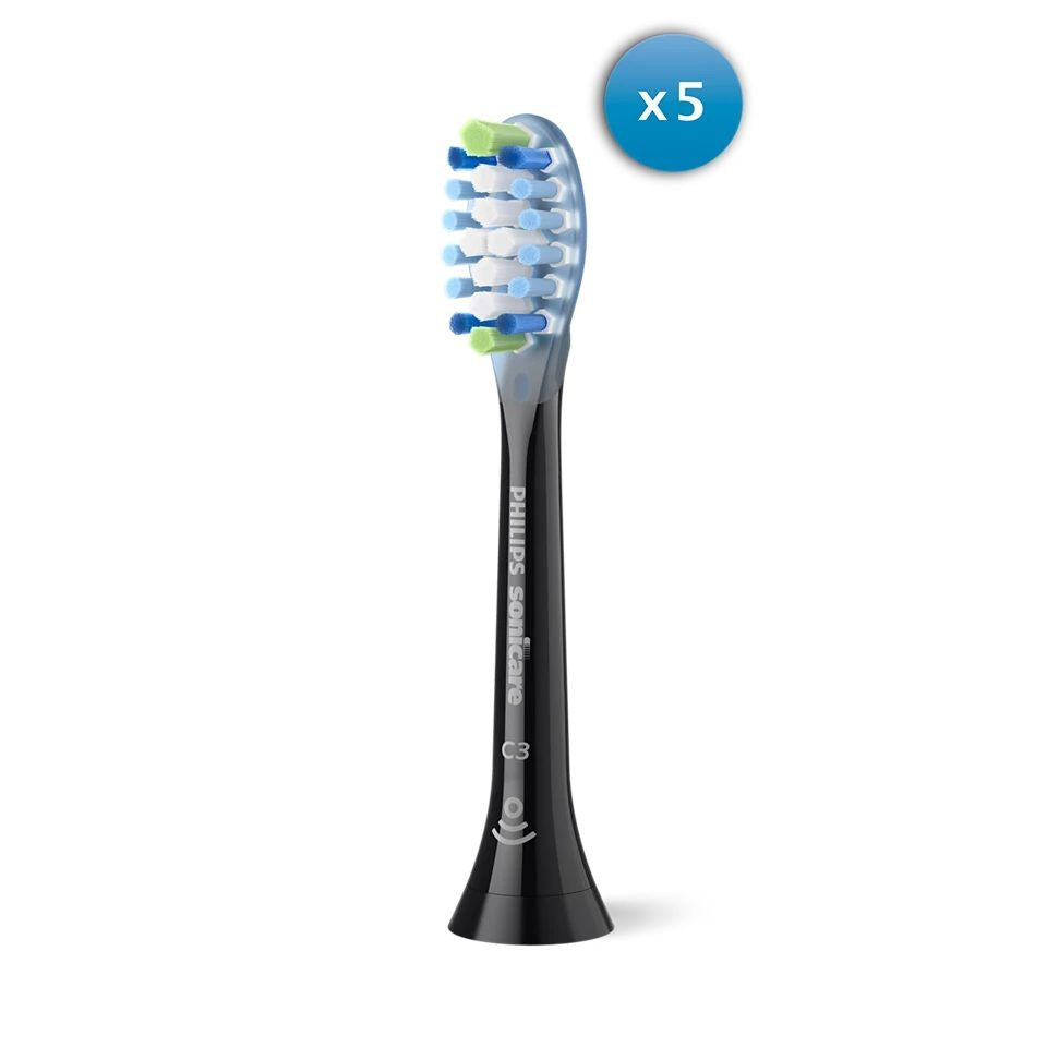 Toothbrush Philips  | Toothbrush Heads | HX9045/88 Sonicare Premium Plaque Defence | Heads | For adults | Number of brush heads included 5 | Black