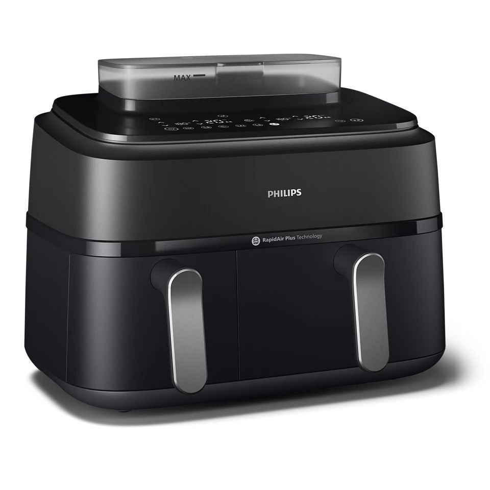 Lauagrillid Philips  | Dual Basket Airfryer | NA551/00 5000 Series | Power 2750 W | Capacity 9 L | RapidAir Plus and Air Steam | Black