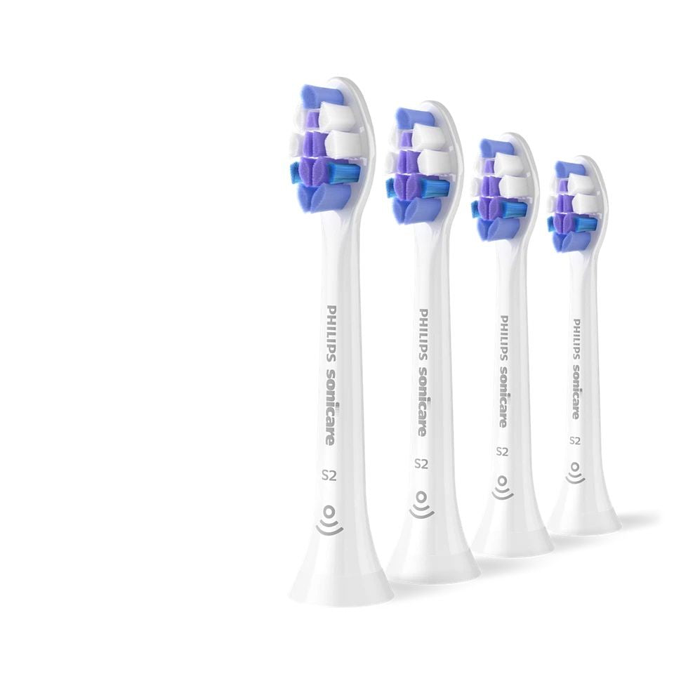 Зубная щётка Philips  Replacement brush heads | HX6054/87 Sonicare Sensitive | Heads | For adults | Number of brush heads included 4 | White
