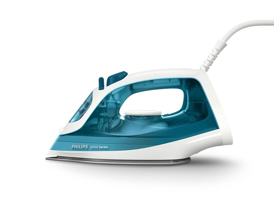 Утюг Philips  Steam Iron | DST2020/90 2000 series | Steam Iron | 2000 W | Water tank capacity 250 ml | Continuous steam 25 g/min | Steam boost performance 110 g/min | Blue/White