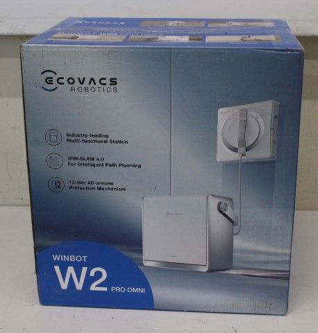 Портативный компьютер Ecovacs  SALE OUT.  Window cleaning robot WINBOT W2 PRO OMNI, Auto-Spray, Intelligent steady climbing, Edge cleaning mode, WIN-SLAM 4.0, White |  WINBOT W2 PRO OMNI | Corded | 5500 Pa | White | USED, DIRTY