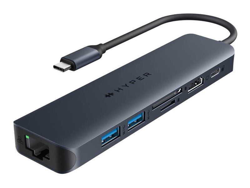 Juhtmevabad kõrvaklapid HYPER  | Drive EcoSmart Gen.2 Universal USB-C 7-in-1 Hub w 100 W PD Power Pass-thru