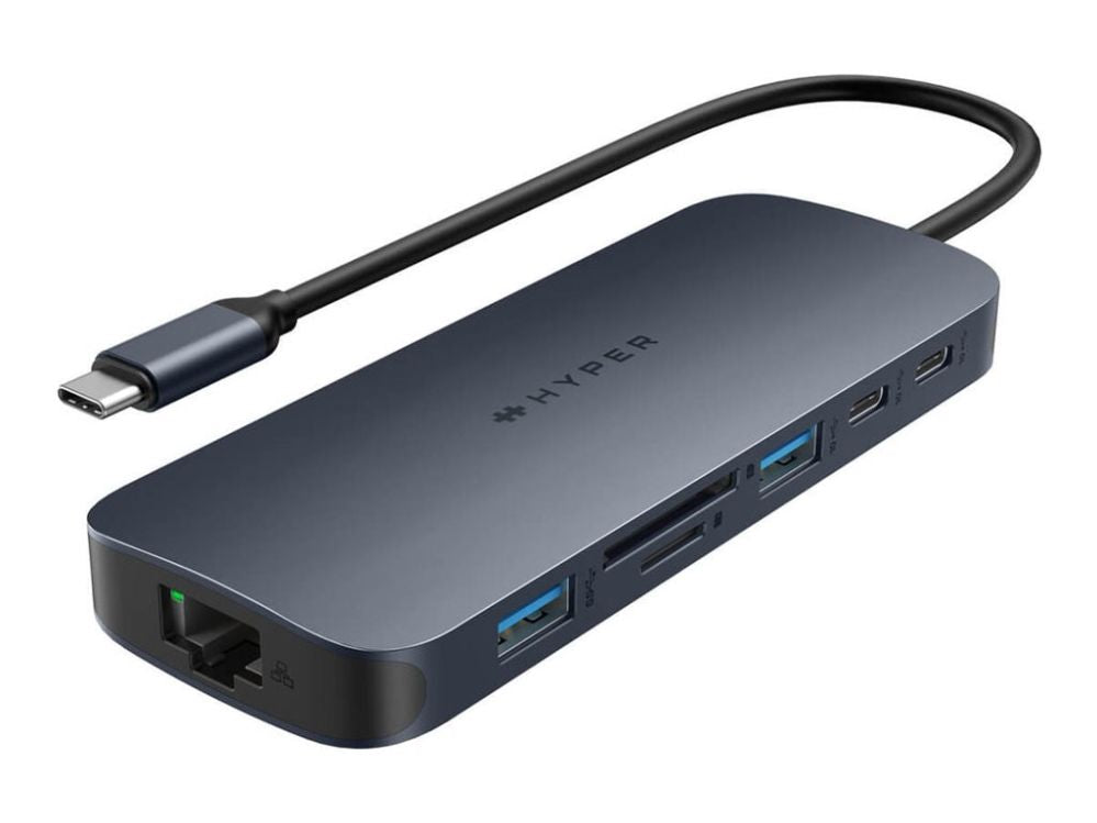 Беспроводные наушники HYPER  | Drive EcoSmart Gen.2 Universal USB-C 10-in-1 Hub with 140 W PD3.1 Power Pass-thru | Ethernet LAN (RJ-45) ports 1 | HDMI ports quantity 1