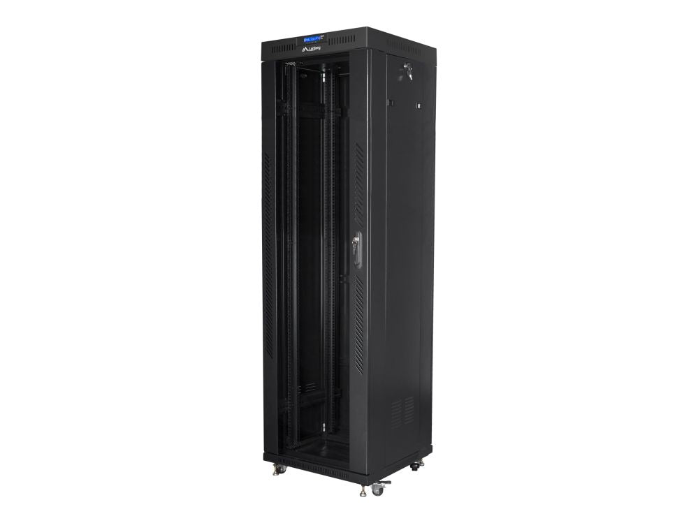 Other goods Lanberg  | Rack cabinet 19" free-standing 42U/600x600 (flat pack) with glass door lCD V2 | FF01-6642-12BL | Black
