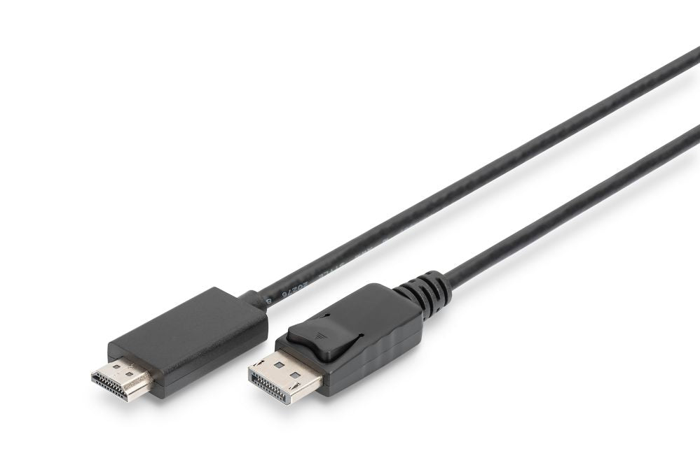 Аксессуар для мониторов Digitus  Adapter Cable, DP - HDMI type A | DisplayPort to HDMI | 2 m
