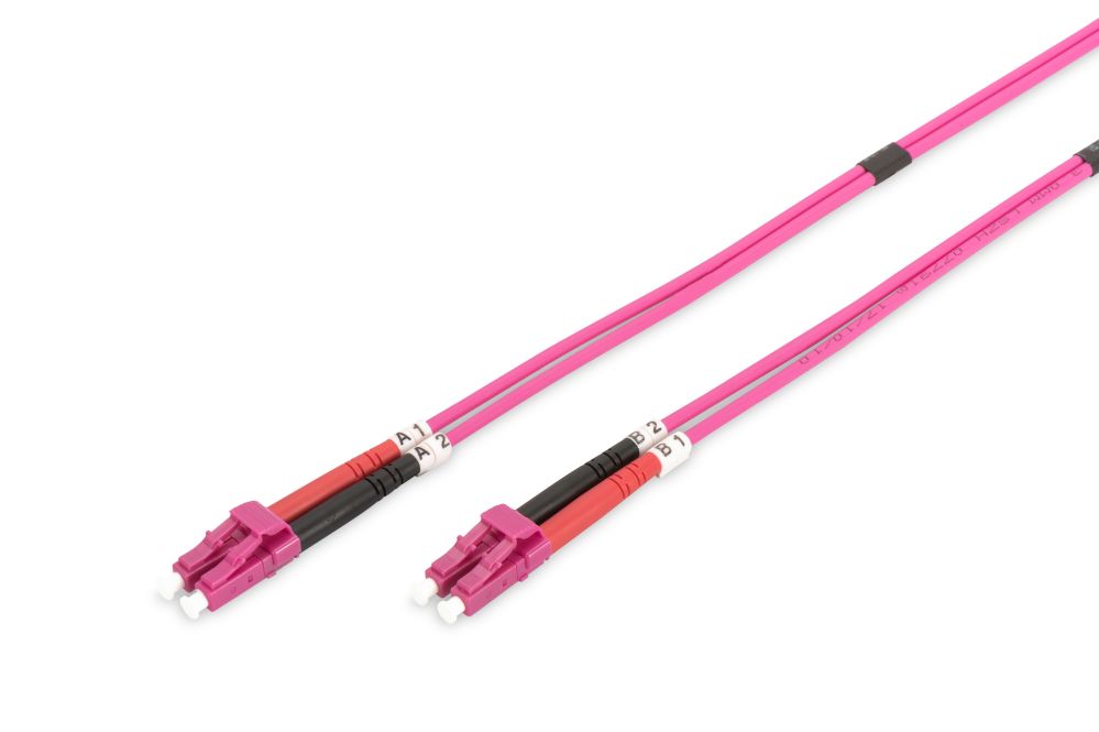 Converter Digitus  Fiber Optic Multimode | DK-2533-03-4 | Patch cord | Length 3 m | Erika violet