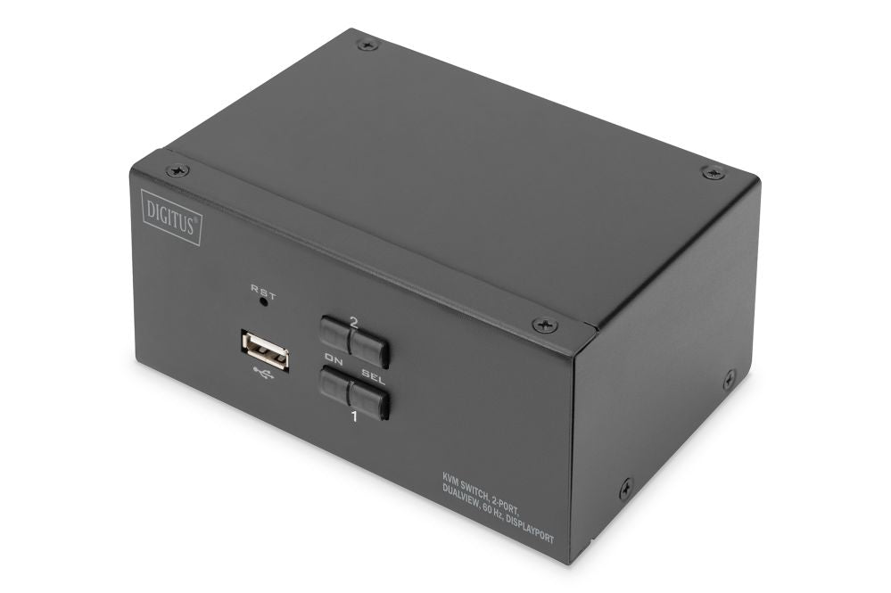 Server - Other Accessories Digitus  KVM Switch, 2-Port, Dual Display, 4K, DisplayPort | DS-12862