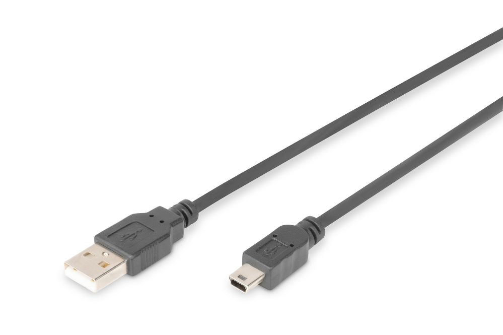 Кабель Digitus  Connection Cable, 1.8 m | AK-300108-018-S | USB Type A to USB Mini B