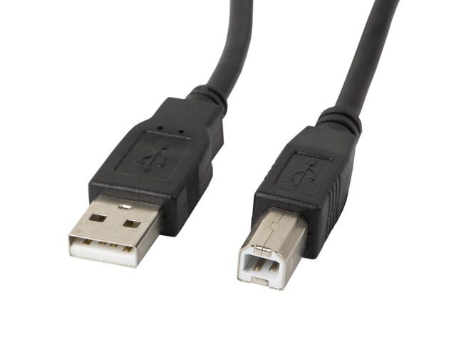 Kaabel Lanberg  USB Type-A to USB Type-B 2.0 Cable, 1.8 m | CA-USBA-11CC-0018-BK | USB Type-A to USB Type-B
