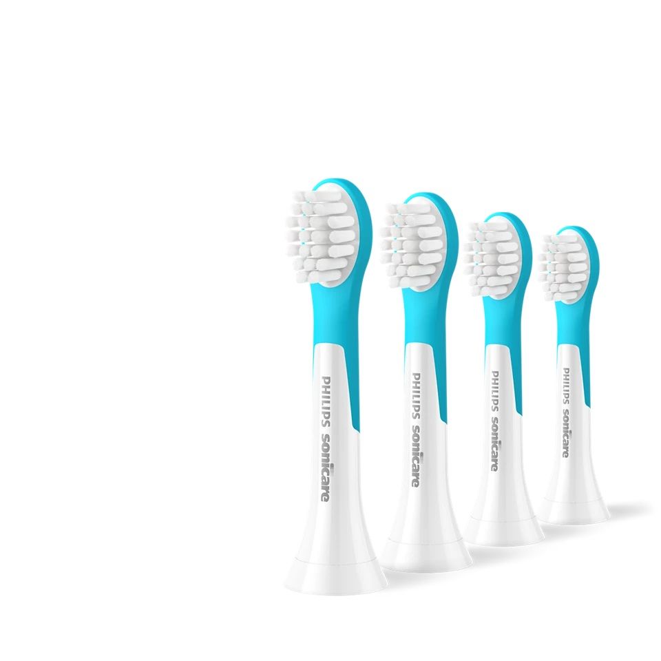 Зубная щётка Philips  Toothbrush Heads | HX6034/90 Sonicare For Kids3+ | Heads | For children | Number of brush heads included 4 | White/Blue