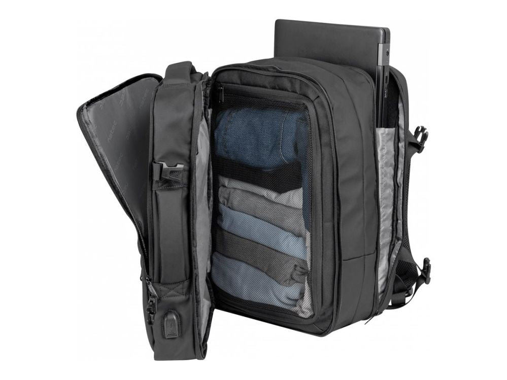 Сумка для портативных компьютеров Natec  Laptop Backpack Camel Pro 17.3, Black