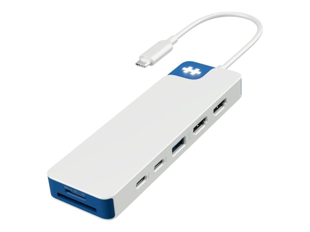 Juhtmevabad kõrvaklapid HYPER  Drive Flex 9 Port Dual 4K HDMI USB-C Hub, Blue |