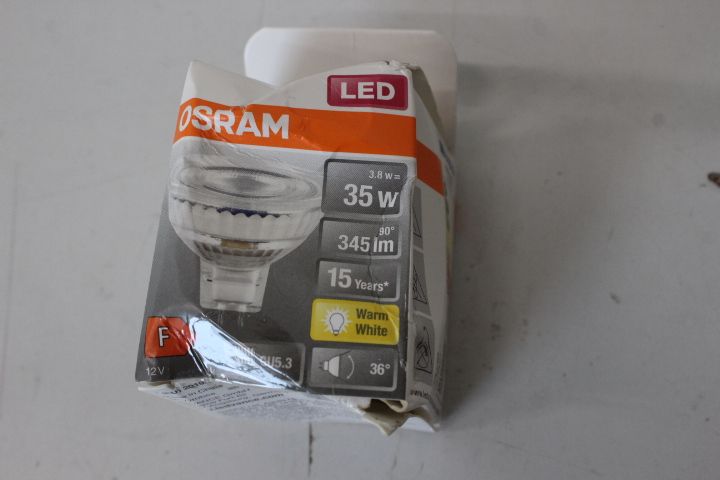 LED лампочка Osram  SALE OUT.  Parathom Reflector LED 12V MR16 35 non-dim 36° 3,8W/827 GU5.3 bulb |  Parathom Reflector LED | GU5.3 | 3.8 W | Warm White | DAMAGED PACKAGING